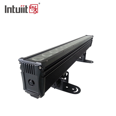 18×10W RGBW 4in1 resistente à água LED exterior Lâmpada de lavagem de parede DMX Estágio exterior Pixel LED Bar Iluminação IP65 Luzes de projeção