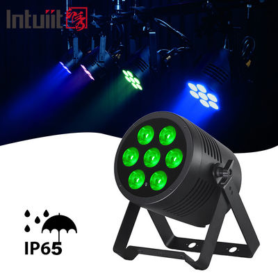RGBWA UV 6 em 1 Impermeável 7x20W Par Light Impermeável LED Par Light Outdoor IP65 Par Light DJ Stage