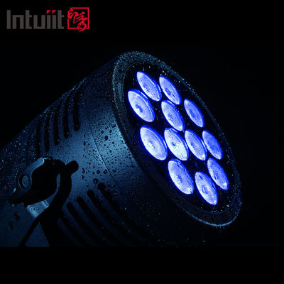 Luzes de palco de LED externos DMX 12pcs*20W 6 em 1 RGBWA UV Par Light impermeável para luzes de casamento / palco / discoteca / concerto