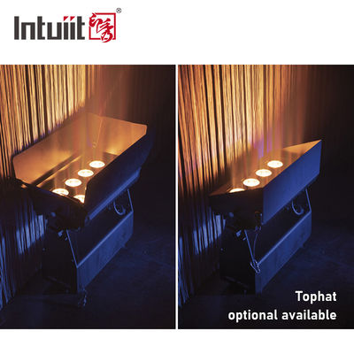 IP65 Battery Powered 8x15W RGBW LED Wash Light Spotlights for Outdoor Hotel Applications