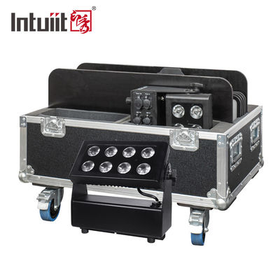 Holofote LED alimentado por bateria 8x15W para exterior sem fio RGBW 4 em 1 recarregável Uplight Par Luces LED para Fiestas DJ