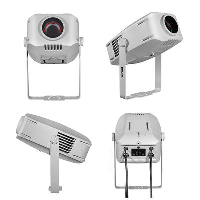 Projetor de logotipos LED Zoom personalizado para publicidade, 200W, à prova d'água IP65, para exterior e interior