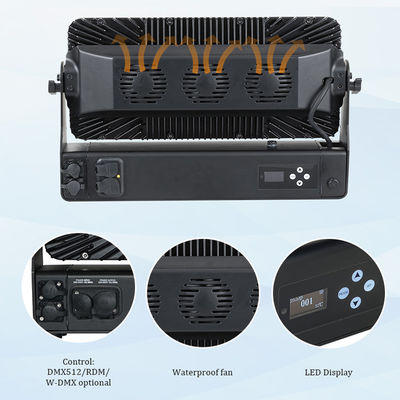 Luminária Wall Washer 40x10W RGBW 4-em-1 Holofote à Prova D'água para Palco Urbano Parque Alumínio Wash Led Lighting
