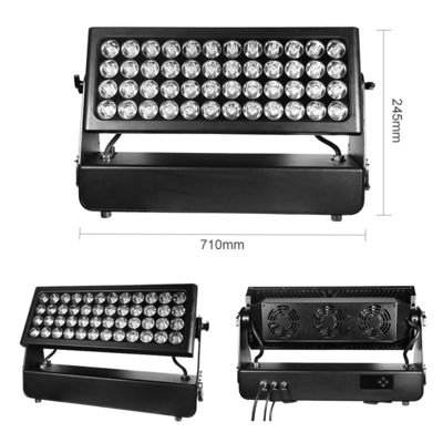 Fábrica por atacado 2000W LED Flood Light Outdoor IP65 48x40W RGBW 4in1 Arquitetura Wash Light para Projeto de Embelezamento da Cidade