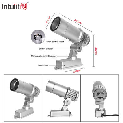 60W Outdoor Gobo Projection Light Advertising Sign Light Waterproof Rotating Led Sign Projector Pattern Logotipo da porta Spotlight