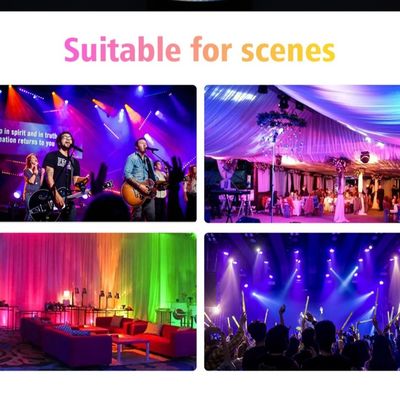 60x12W RGBW 4in1 Led par light Dj palco festa de casamento dj disco led lavagem