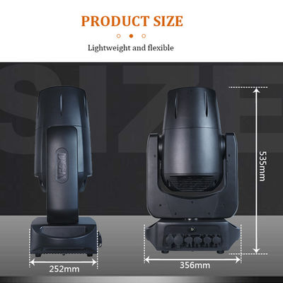 Fonte de luz de laser de 100W Fonte de luz de laser de prisma de estágio personalizado Feixe de laser de 100w DMX512 Luz controlada Cabeça móvel Luz de laser IP66