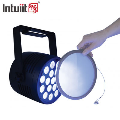 Luzes Par LED IP65 para Exterior - 18x20W RGBWA UV 6em1 Luz de Palco DJ à Prova d'Água Som Ativado Auto RDM Suporte & DMX Control Uplights para Casamento Aniversário Show de Luzes Musicais Eventos de Festa Iluminação de Palco