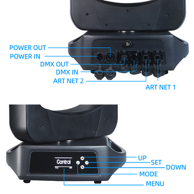 IP66 Laser Moving Head 100W Movinghead Beam Light para uso externo