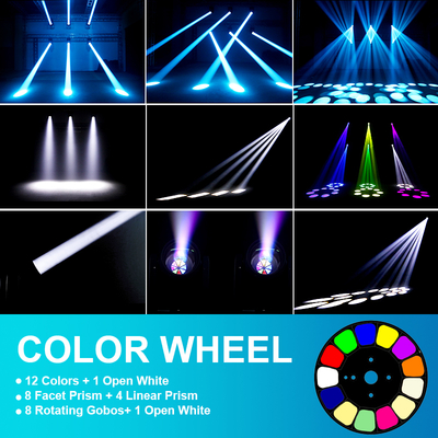 IP66 Beam 200w Dmx512 Led Beam Moving Head Stage Lighting para evento de DJ de discoteca
