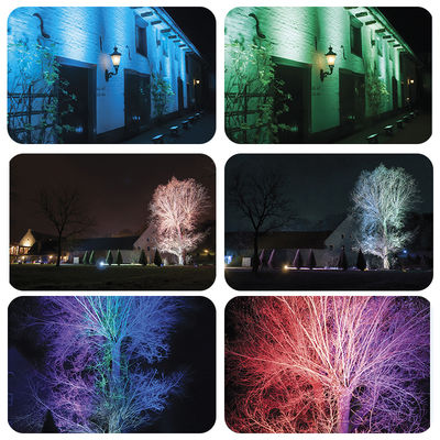 Luminária de lavagem LED à prova d'água 400W RGBW 4 em 1, luz de cor de cidade, cabeça móvel de lavagem de luz de palco para edifícios externos