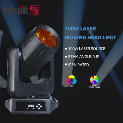 100W CMY Laser Beam Head Stage Light Moving Head Light IP66 Impermeável
