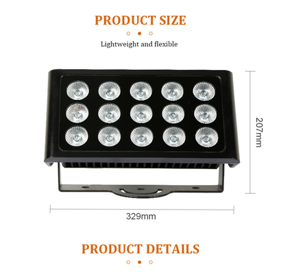 RGBW IP65 à vista à prova d'água 80W LED City Color Wall Washer Lights para evento de festa