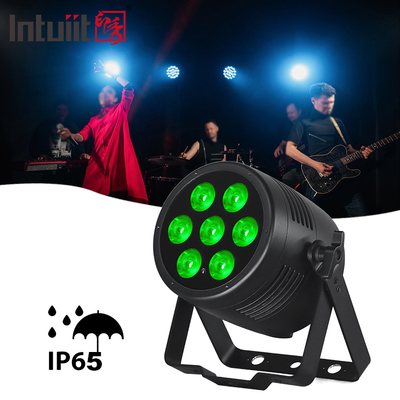 7*20W 6in1 LED Exterior Exterior IP65 Impermeável RGBWA-UV DMX 512 Control Par Light