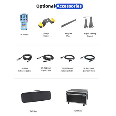 Arruela de parede com barra linear LED 24 * 2W RGBW