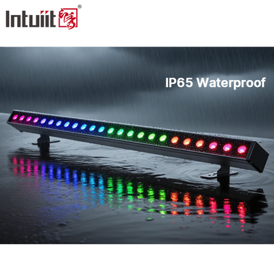 Luminária de Parede LED DMX512 24x2W com Bateria, à Prova d'Água IP65, com Efeitos RGBW para Iluminação Comercial Externa