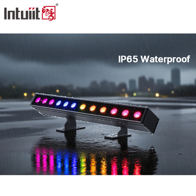 IP65 Bateria Power Led Wall Washer 12pcsx2W Rgbw 4in1 Led bar Light para exterior
