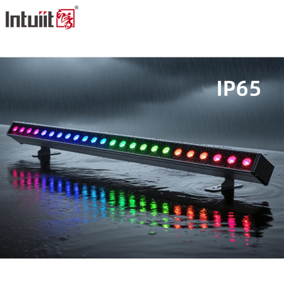 Edifício exterior Led Wall Washer Light IP65 24*2w Impermeável RGBW Wall Washer Bar DJ Led Pixel bar Light Party