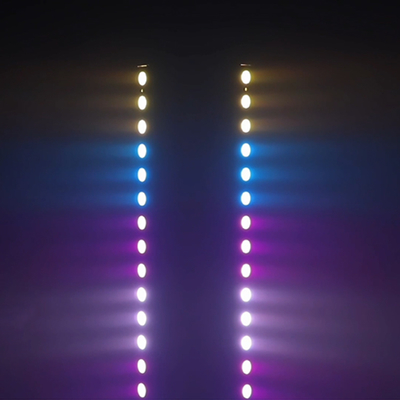 Luminária de parede LED RGBW 24x2W para uso interno, para casamentos, festas de DJ, luzes de realce de alta luminosidade