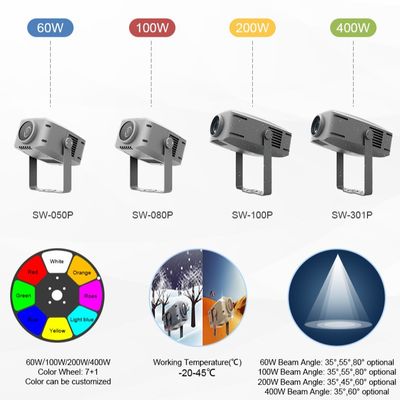 Luz de Ondas de Água LED 60w para Exterior, Ondulação Azul Oceânica, para Exposição, Corredor de Hotel