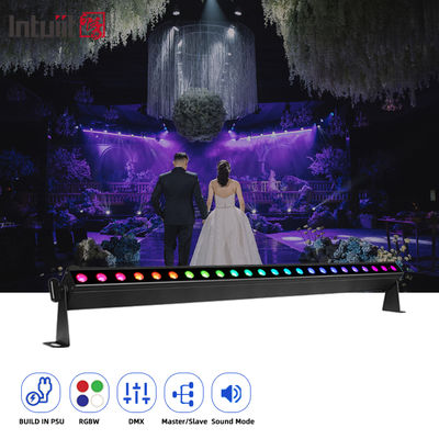 Luminária de Lavagem de Parede Interna Hotel Pixel 24*2W Dmx Ip20 Rgbw Stage 4Em1 LED