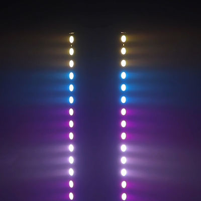 12*2W 4-em-1 IP65 LED Wash Bar Bateria Alimentada por Luzes de Projeção RGBW Efeito de Feixe