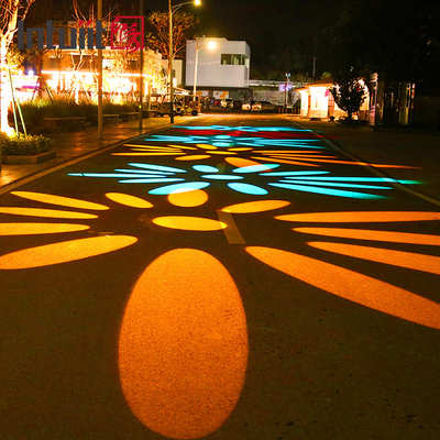 Projetor de Logotipo Gobo Rotativo LED de Publicidade à Prova d'Água para Exterior 200W IP65
