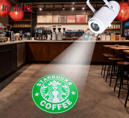 Logotipo personalizado Gobo Projector Iluminação publicitária 40W LED Sign Projeto de parede lâmpada IP20