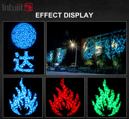 400W Outdoor IP65 LED Water Wave Gobo Projector Luz para museus parques temáticos restaurantes