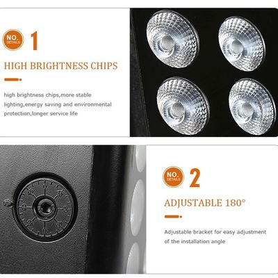 DMX512 RGBW Colorful Facade Lighting Outdoor Aluminum LED 6x5W Wall Washers Commercial Buildings Decorative Wall Flood Spot Light