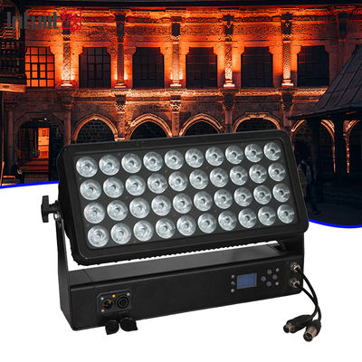 400W Outdoor IP65 Waterproof City Color 40x10W RGBW 4in1 LED Lâmpada de Lavagem de Parede