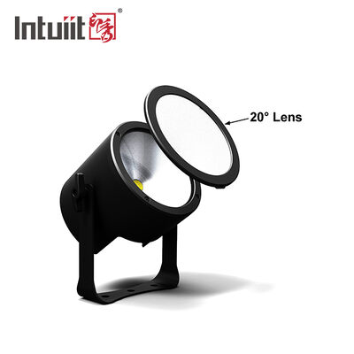 120W RGBW 4in1 COB Zoom Par Can Light com RGBW para casamento no teatro da igreja
