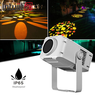 Projetor Gobo LED Exterior à Prova D'água 100W com Controle DMX512, Projetor de Logotipo IP65 à Prova D'água
