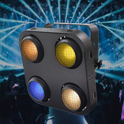 Luzes Cegas COB à Prova d'Água IP65 de 4 Olhos com opção de Luz de Público LED 400W Quatro Olhos 4x100W DMX Stage Light