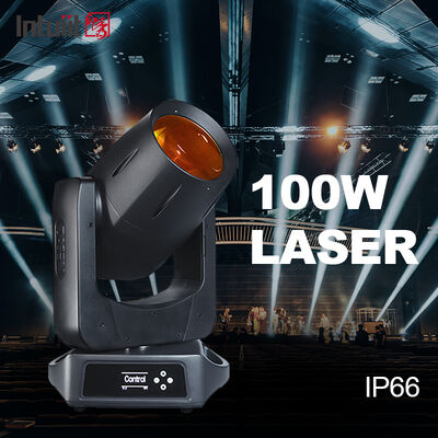 Ip66 impermeável 100w cabeça móvel luz laser exterior cabeça móvel