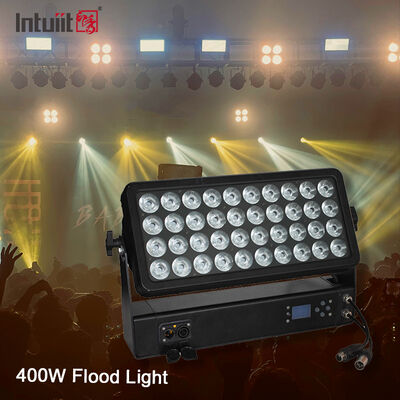 400w LED City Color Light Zoom Rgbw Área exterior impermeável Paisagem Edifício alto Iluminação de lavadora de parede