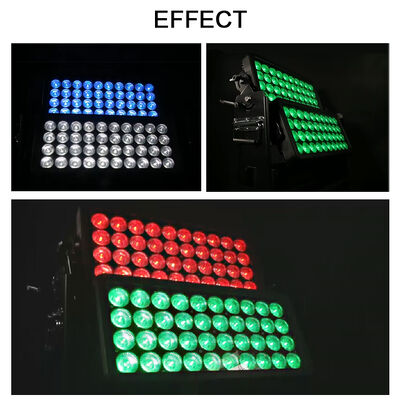 Profissional exterior IP65 800W RGBW 4-em-1 LED Lava-parede de duas camadas Paisagem Arquitetônica Lava Luz para Cidade Cor