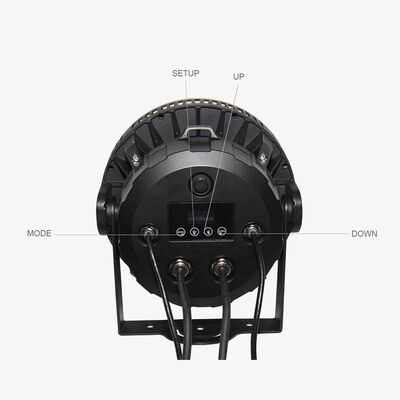 Par LED IP65 para Exterior 60x12W RGBW 4IN1 Luz de Inundação LED à Prova d'Água DMX