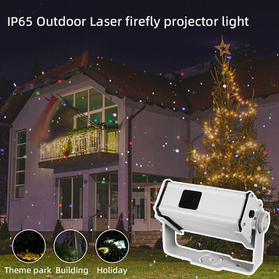Profissional IP65 Impermeável 13W RGB Laser Garden Light Firefly Star Projector para Natal Paisagem Festa de Férias Decoração ao ar livre
