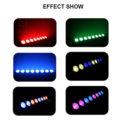 8*15W RGB Led Stage Lights Bar Dj Strobe Lights Bar 3 em 1 Parede Lavadora de Parede Luz Interior com DMX Control AutoPlay para a igreja Natal Dança de casamento