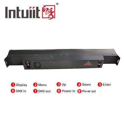 8*15W RGB Led Stage Lights Bar Dj Strobe Lights Bar 3 em 1 Parede Lavadora de Parede Luz Interior com DMX Control AutoPlay para a igreja Natal Dança de casamento