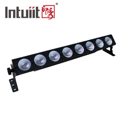 Luz Linear LED 8x15W RGB COB 3 em 1 para Bar, Luz de Lavagem de Parede LED, Luzes de Palco COB Bar