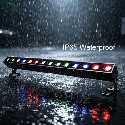 140W RGBW 4 em 1 IP65 à prova d'água LED Linear Wall Washer 14x10W DMX512/RDM City Color Building Lighting