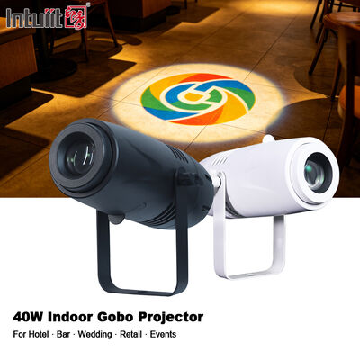 Projetor de Publicidade LED 40W de Alta Definição CE RoHs Projetor de Logotipo Gobo