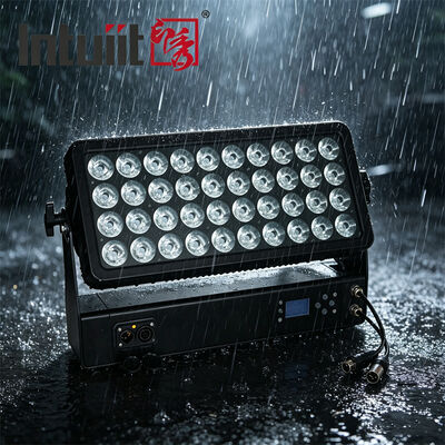 Luz de inundação LED RGBW 4IN1 IP65 de 400W para lavagem de parede City Color com controle DMX512