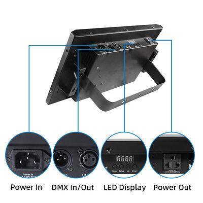 36W RGB COB LED Strobe Light Som ativado DMX512 Flash Iluminação de palco para DJ Disco Party Halloween Club