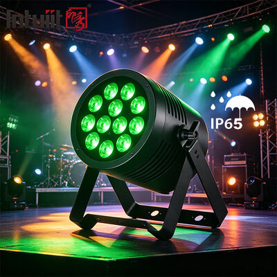 IP65 à prova d'água 12x20W RGBWA UV 6 em 1 LED Par Light Profissional DMX DJ Iluminação de palco Wash Uplight para Disco Show de casamento