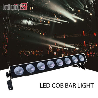 Controle de pixel 8x15W RGB 3in1 LED Barra linear DMX512 Lava-parede interior Lâmpada de lavagem de palco para festa de casamento Banquete Hall Club