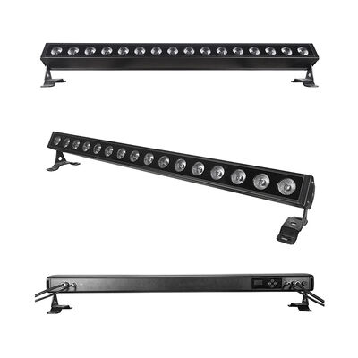 IP65 Outdoor 16x5W RGBW 4 em 1 LED Linear Wall Washer Bar Light DMX512 Stage Architecture Wash Lighting