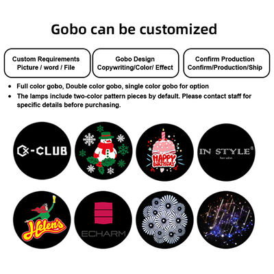 60W High Definition LED Logo Projector Light Outdoor IP65 Gobo Projector à prova d'água LED Iluminação publicitária